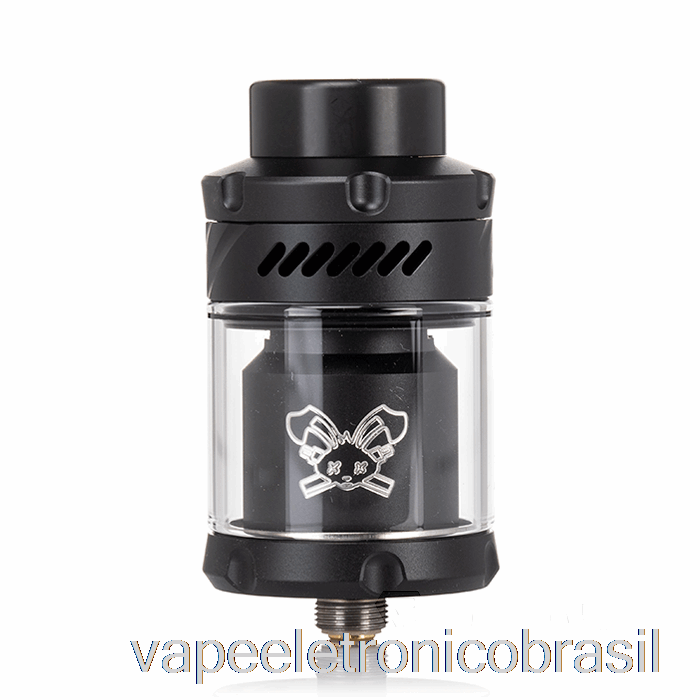 Vape Eletrônico Hellvape Dead Rabbit V3 25mm Rta Preto Com Logo Branco